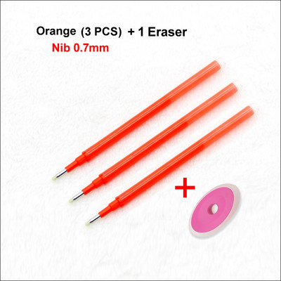 3 KOM / lot 0,5 mm, 0,7 mm brisivo punjenje za olovku, punjenje za gel olovku u 8 boja za pisanje, pribor za uredske školske papire
