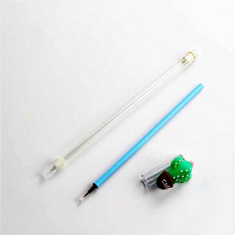 4kom/Set Kreativni pribor Slatka mala svježa prozirna olovka Olovke s gelom od povrća Punjenje olovke za uredske školske olovke