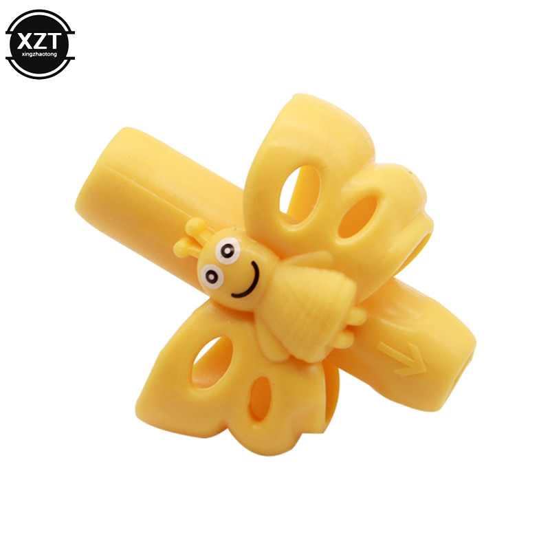 Nou corector de postură pentru scriere, stilou fluture, stilou cu două degete, suport pentru instrumente de scriere pentru învățare, capac pentru stilou de corecție, papetărie pentru studenți