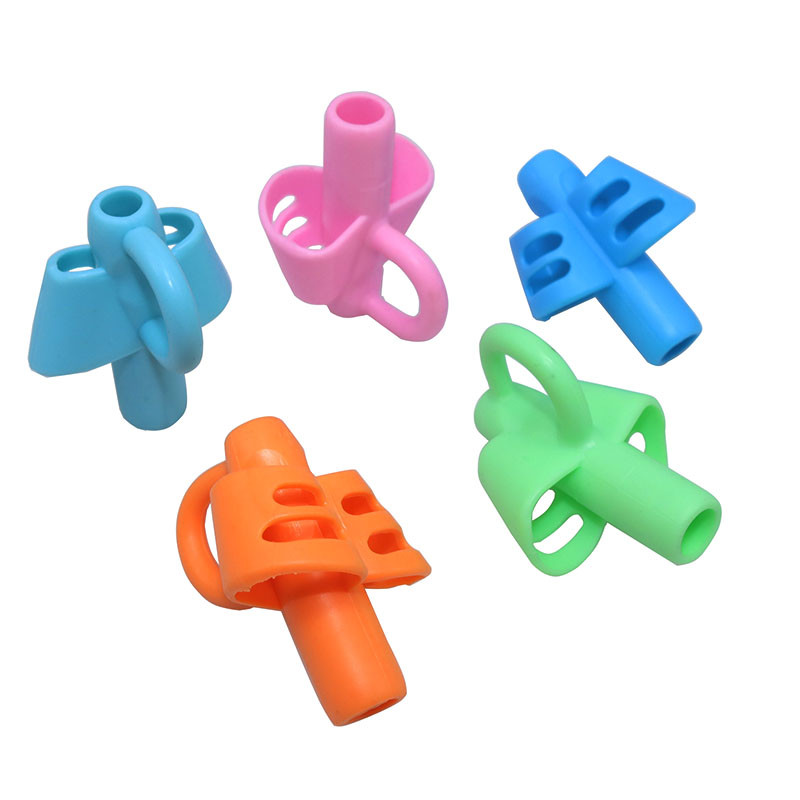 3kom dječje olovke za pisanje Djeca uče i vježbaju olovku od silika gela Pomoćna olovka u držanju Korektor držanja Učenici