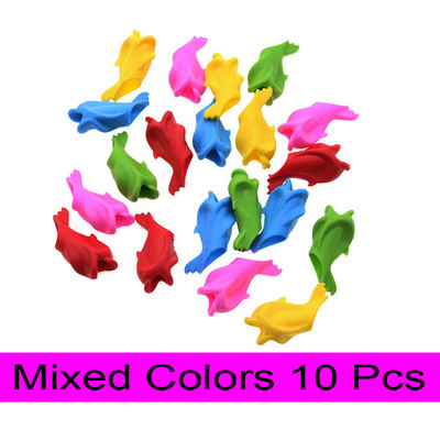 Suport stilou 10/20 buc. Dispozitiv de practică pentru ținerea creionului pentru studenți din silicon pentru corectarea articolelor de papetărie de învățare