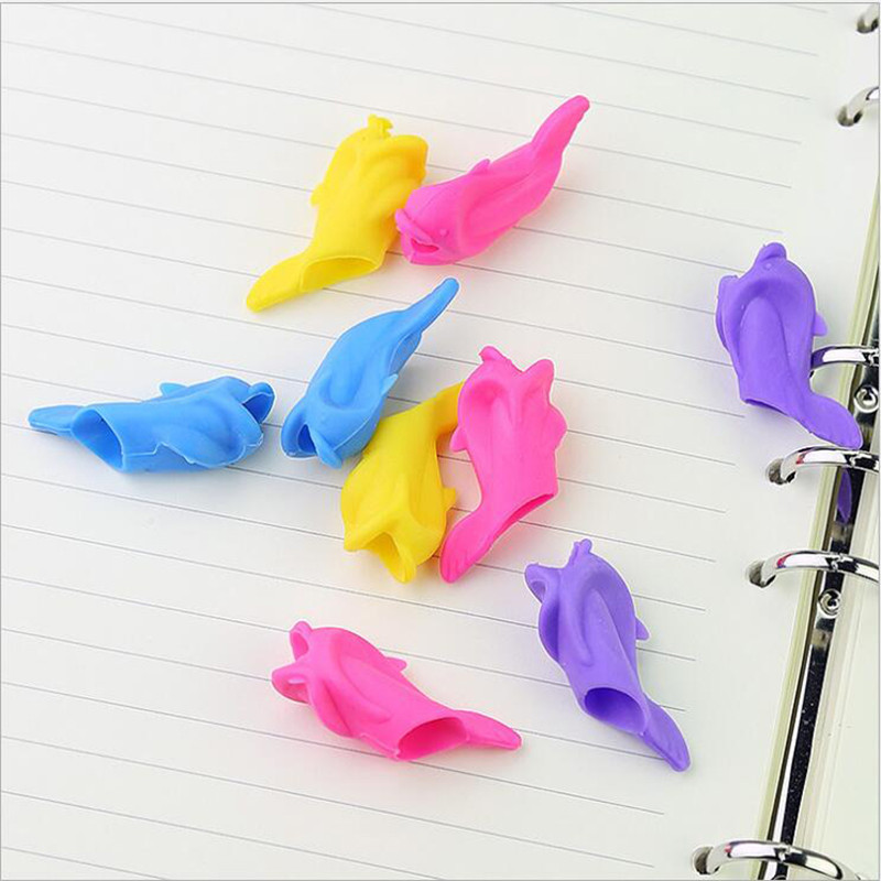 Suport stilou 10/20 buc. Dispozitiv de practică pentru ținerea creionului pentru studenți din silicon pentru corectarea articolelor de papetărie de învățare