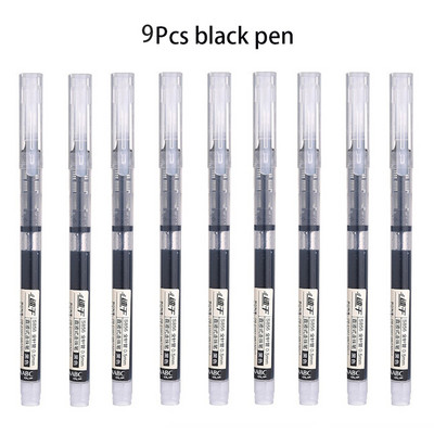 12 värvilist rulluvat pastapliiatsit Kiiresti kuivav tint, 0,5 mm eriti peene otsaga pliiatsid Vedela tindiga pastapliiatsid Mitmevärvilised rullpliiatsid (must/sinine/punane)