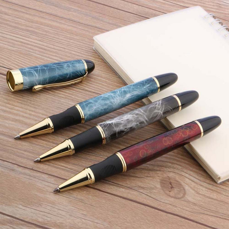 Aukštos kokybės prekės ženklo JINHAO X450 auksinis ritininis rašiklis, baltas metalinis, klasikinis, apdailintas kaligrafijos rašalinis rašiklis Jinhao 450