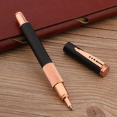 Pix de înaltă calitate, negru înghețat, 125, stilouri cu bile de culoare auriu, roz, pixuri, rechizite școlare de birou pentru afaceri Nou