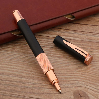 Pix de înaltă calitate, negru înghețat, 125, stilouri cu bile de culoare auriu, roz, pixuri, rechizite școlare de birou pentru afaceri Nou