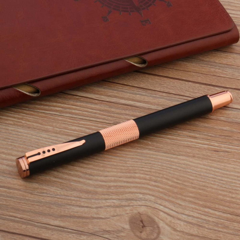 Pix de înaltă calitate, negru înghețat, 125, stilouri cu bile de culoare auriu, roz, pixuri, rechizite școlare de birou pentru afaceri Nou