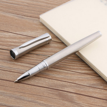 метална химикалка Неръждаема стомана 3035 гладка със сребърна облицовка Ролкови химикалки