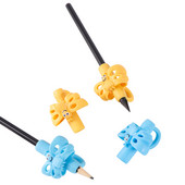 Suport pentru creion pentru copii pentru scris pentru copii, practica pentru învățare, stilou din silicon, dispozitiv de corectare a posturii pentru studenți 2 buc.