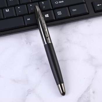 Висококачествена метална 122 ролкова химикалка 0,7 мм пистолет черна гума класически бизнес офис ученически пособия за писане
