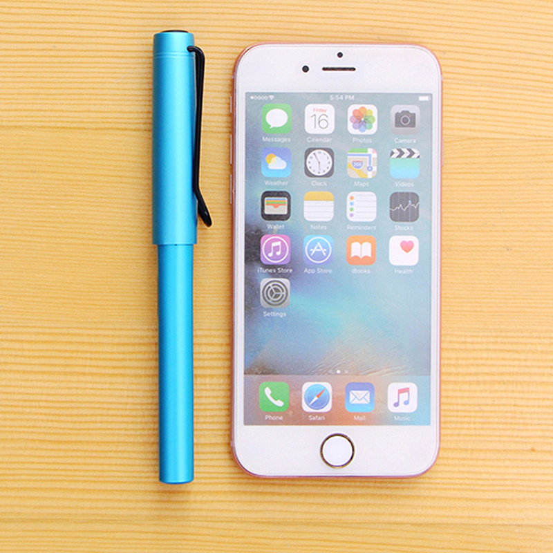 lux de înaltă calitate clasic BIROUL STUDENT Pistol negru metal albastru albastru bleumarin știință Țineți stilou Rollerball pen cerneală consumabile