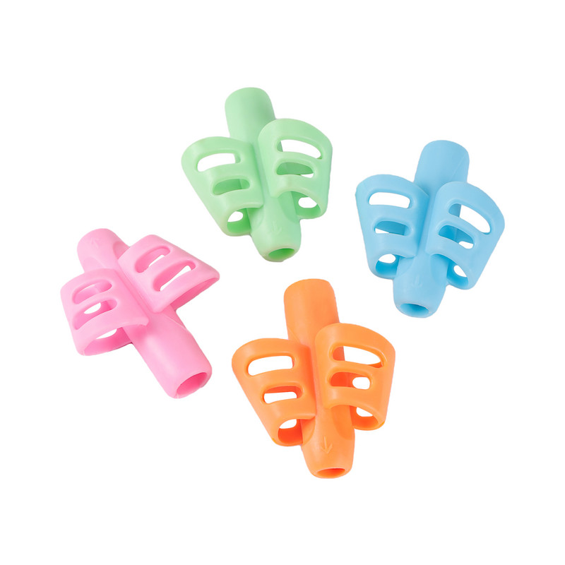 Suport pentru creion pentru copii, 1 buc, pentru copii, pentru practica de învățare, clemă pentru stilou din silicon, dispozitiv de corectare a posturii pentru studenți