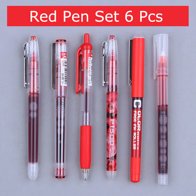 6 ks Simplicity Color Gel Pen Set 0,5 mm rýchloschnúce rovné pero Študentské kancelárske písacie perá Školské písacie potreby