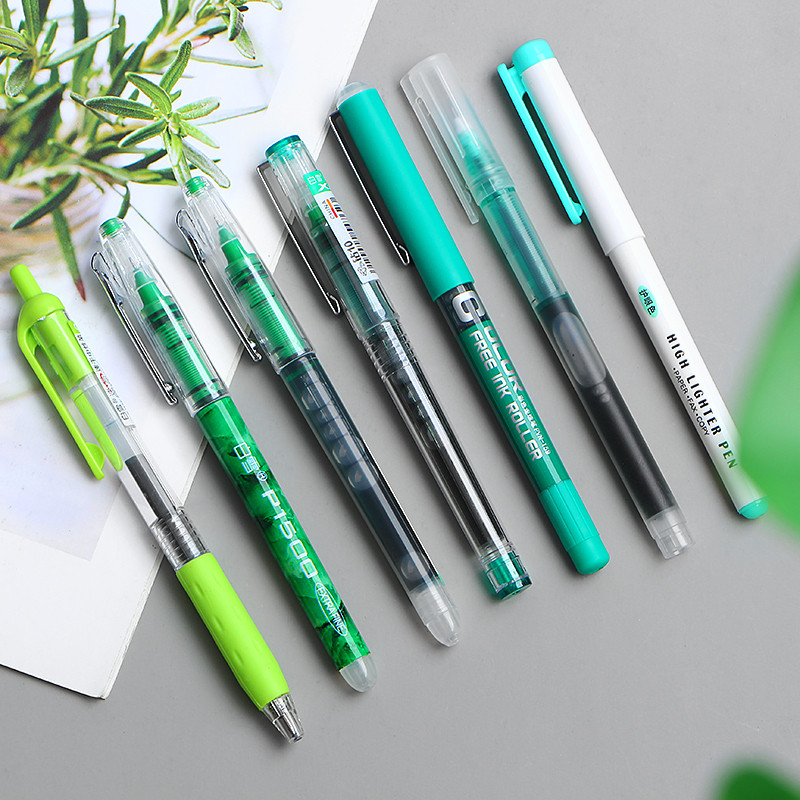 6 ks Simplicity Color Gel Pen Set 0,5 mm rýchloschnúce rovné pero Študentské kancelárske písacie perá Školské písacie potreby