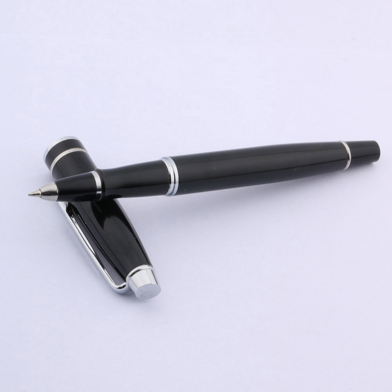 crna boja Račvasta strelica Srebrnasta BAOER 181 Trim Rollerball olovka