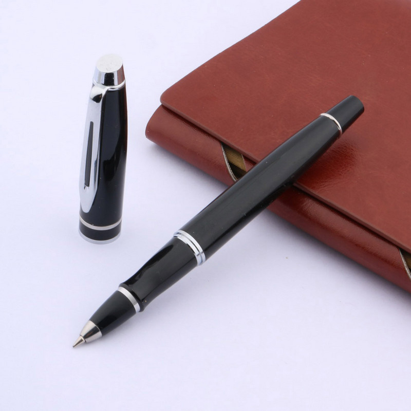 crna boja Račvasta strelica Srebrnasta BAOER 181 Trim Rollerball olovka