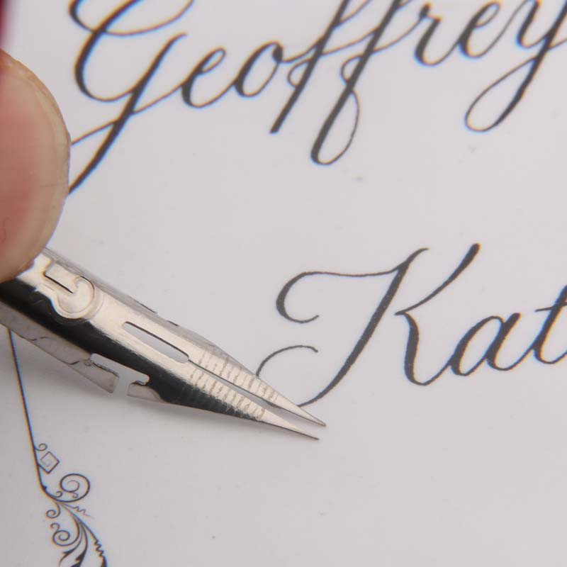 5tk G Nib roostevabast terasest Kalligraafia Nib Tööriista tarvikud Kirjatarbed Kontoritarbed Koolitarbed Kirjutamiskingitus