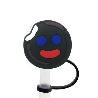 1Gb PVC Meksikas salmu pārklājums Atkārtoti lietojams, lai novērstu izšļakstīšanos Radošs salmu vāks Iepirkšanās dzērienu krūzes Putekļu necaurlaidīgs dekors
