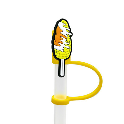 1Gb PVC Meksikas salmu pārklājums Atkārtoti lietojams, lai novērstu izšļakstīšanos Radošs salmu vāks Iepirkšanās dzērienu krūzes Putekļu necaurlaidīgs dekors