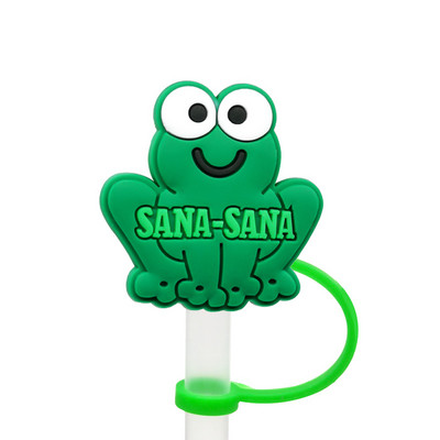 1Gb PVC Meksikas salmu pārklājums Atkārtoti lietojams, lai novērstu izšļakstīšanos Radošs salmu vāks Iepirkšanās dzērienu krūzes Putekļu necaurlaidīgs dekors