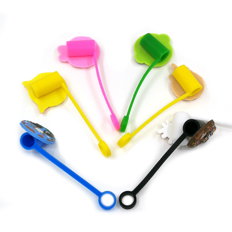 1 buc. PVC Mexic paie Topper reutilizabil prevenirea scurgerii capac creativ paie pentru cumpărături băuturi cești decor rezistent la praf