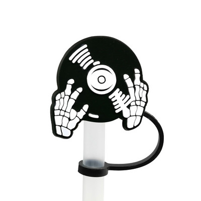 1 buc PVC Evil Eye Paie Topper Reutilizabil Prevenirea Scurgerii Demonii Creativ Paie Capacă băuturi Cupe Decorare rezistentă la praf