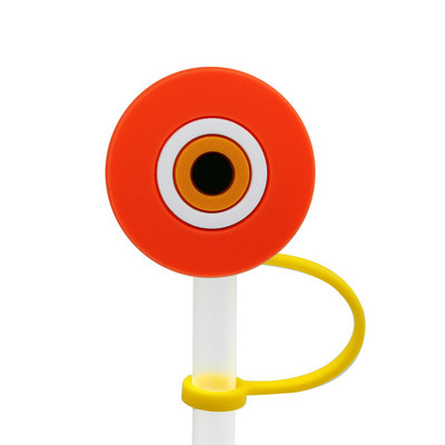 1 buc PVC Evil Eye Paie Topper Reutilizabil Prevenirea Scurgerii Demonii Creativ Paie Capacă băuturi Cupe Decorare rezistentă la praf