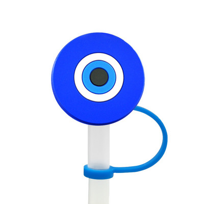 1 buc PVC Evil Eye Paie Topper Reutilizabil Prevenirea Scurgerii Demonii Creativ Paie Capacă băuturi Cupe Decorare rezistentă la praf