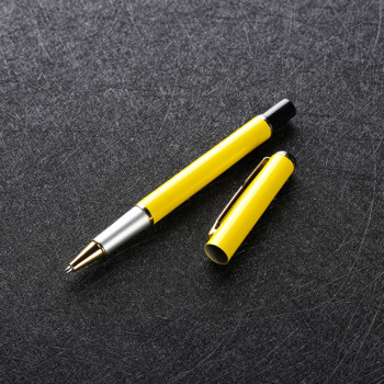 Метална ролкова химикалка 0,5 мм черно мастило черно бяло червено синьо бизнес офис химикалки с подписи канцеларски материали ученически пособия