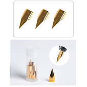 10PCS Pero za nalivpero Univerzalni vrh odgovara većini nalivpera 0,38 mm zlatni studentski alati za pisanje, zamjenski vrhovi, alati za učenje