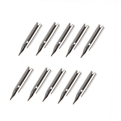 10PCS Pero za nalivpero Univerzalni vrh odgovara većini nalivpera 0,38 mm zlatni studentski alati za pisanje, zamjenski vrhovi, alati za učenje
