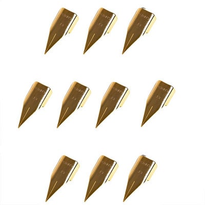 10PCS Pero za nalivpero Univerzalni vrh odgovara većini nalivpera 0,38 mm zlatni studentski alati za pisanje, zamjenski vrhovi, alati za učenje