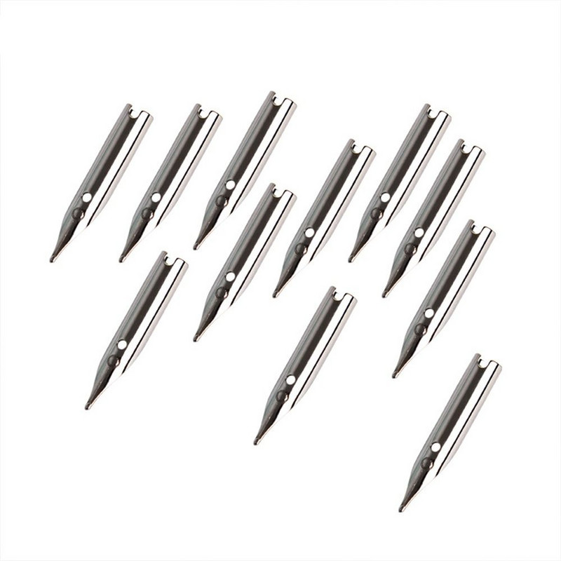 10PCS Pero za nalivpero Univerzalni vrh odgovara većini nalivpera 0,38 mm zlatni studentski alati za pisanje, zamjenski vrhovi, alati za učenje