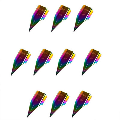 Zamjenjivi 10PCS Uredski Studentski Školski 0,38mm Nalivpero Vrhovi Zamjene za vrhove olovki Alati za pisanje Dodaci za olovke