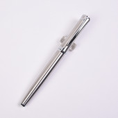 Metalna roler olovka za dobro pisanje sa srebrnom kopčom Olovke za znakove s crnom tintom od 0,5 mm Poslovni uredski proizvodi Školski pribor