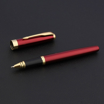 Метална 388 класическа ролкова химикалка червено синя Golden School Student Office Gifts Канцеларски материали