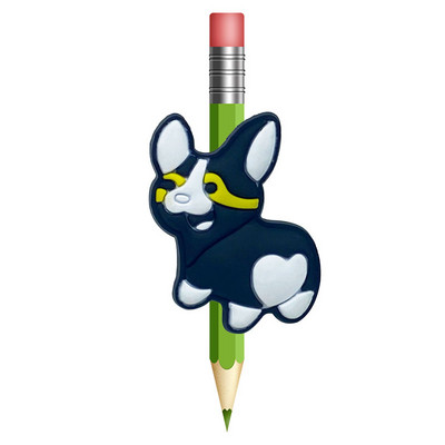 1 buc. Animale drăguțe câini paie Toppers PVC creion capac stilou suport creion paie șapcă studenți copii cadou birou Papetarie