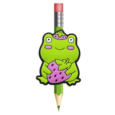 1 buc. Animale drăguțe câini paie Toppers PVC creion capac stilou suport creion paie șapcă studenți copii cadou birou Papetarie