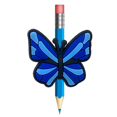 1 buc. Animale drăguțe câini paie Toppers PVC creion capac stilou suport creion paie șapcă studenți copii cadou birou Papetarie