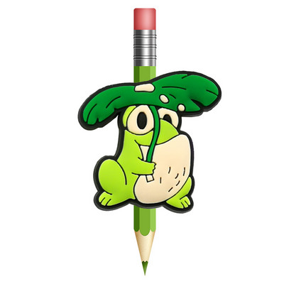 1 buc. Animale drăguțe câini paie Toppers PVC creion capac stilou suport creion paie șapcă studenți copii cadou birou Papetarie