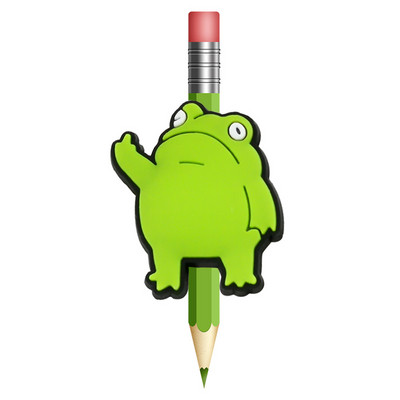 1 buc. Animale drăguțe câini paie Toppers PVC creion capac stilou suport creion paie șapcă studenți copii cadou birou Papetarie