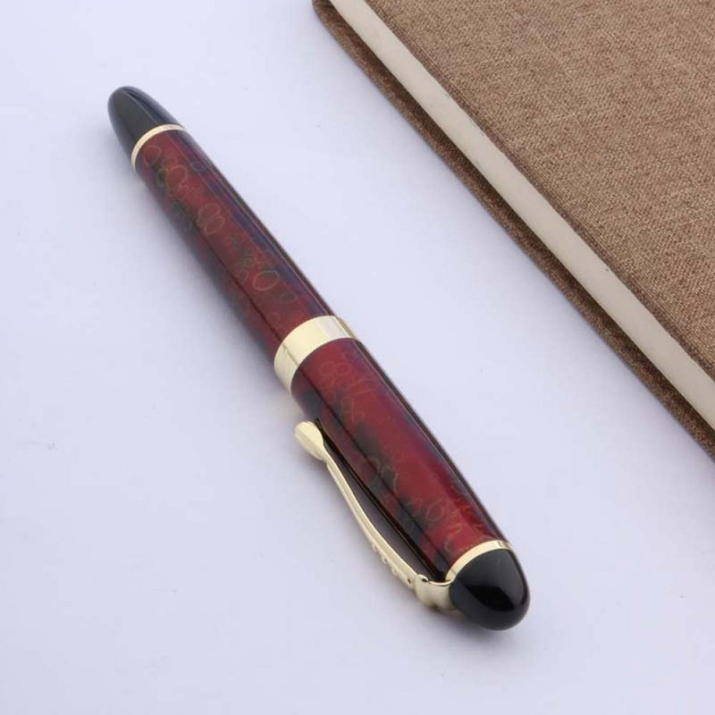 JINHAO 450 kuldne metallist kingitus klassikaline punane Jäälill Trim Rollerball Pen