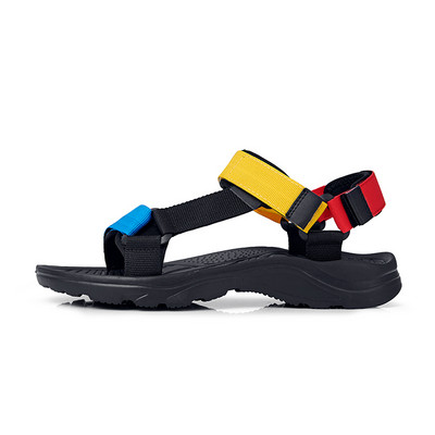 Casual Sport Sandal Man Αντιολισθητικά Ανθεκτικά Ανοιχτά Δάχτυλα Summer Beach Άνετα Flat Slides Κλασικό Σανδάλι ελαφρύ μπλε ανδρικά παπούτσια