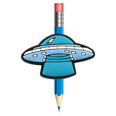 1 KOM Meksički stil Slamnati vrh sprječava kotrljanje PVC NLO navlaka za olovke Držač olovke Slamnata kapa Studentski poklon Uredski papir