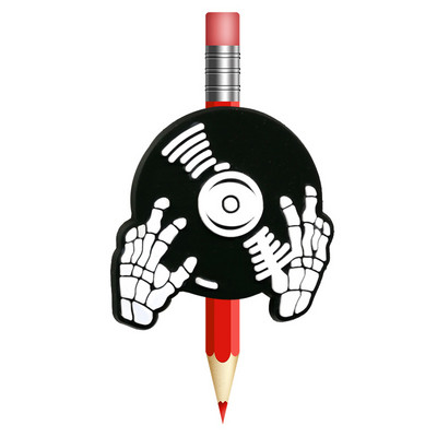 1 KOM Meksički stil Slamnati vrh sprječava kotrljanje PVC NLO navlaka za olovke Držač olovke Slamnata kapa Studentski poklon Uredski papir