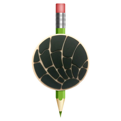 1 KOM Meksički stil Slamnati vrh sprječava kotrljanje PVC NLO navlaka za olovke Držač olovke Slamnata kapa Studentski poklon Uredski papir