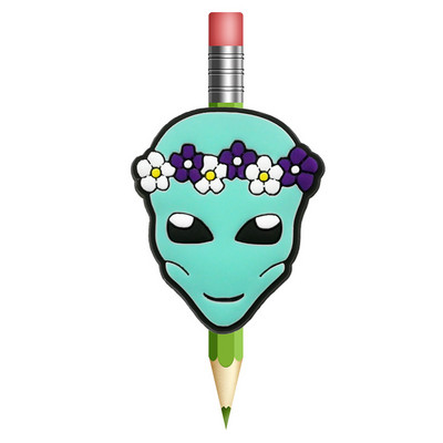 1 tk Lastekirjandus PVC Toppers Space seeria pliiatsikork Shool & Office värvid pliiatsi kate Lapsele kingitus õpilastele kirjatarbed