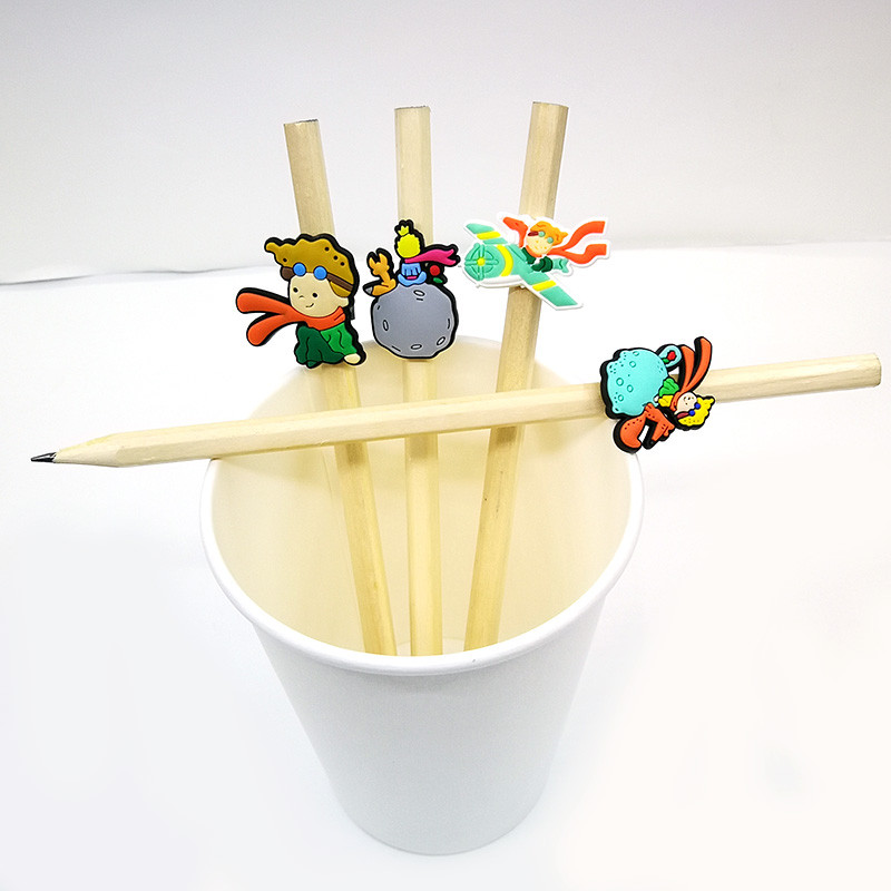 1 tk Lastekirjandus PVC Toppers Space seeria pliiatsikork Shool & Office värvid pliiatsi kate Lapsele kingitus õpilastele kirjatarbed