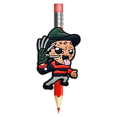 1 KOM Horror Clowns slamnati vrh sprječava kotrljanje PVC navlaka za olovke Držač olovki slamnata kapa Poklon za studente Uredski papir