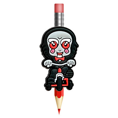 1 KOM Horror Clowns slamnati vrh sprječava kotrljanje PVC navlaka za olovke Držač olovki slamnata kapa Poklon za studente Uredski papir